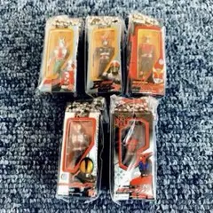 仮面ライダーソフビパッケージチャーム　V3・BLACK・カブト・ファイズ・カブト