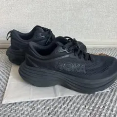 HOKA Bondi 8 ブラックスニーカー