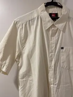 綿60 QUIKSILVER 半袖シャツ カジュアルシャツ イエローのサムネイル