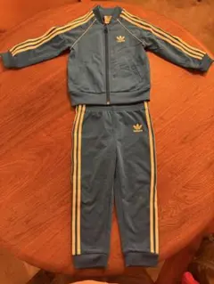 adidas ジャージセット 青 90