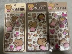 莉露熊屁屁翹翹貼紙三入組