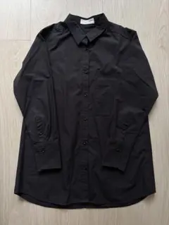 【美品】SIMPLICITE 長袖シャツ ブラックのサムネイル