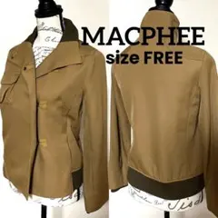 MACPHEE ハイネック ジャケット ブルゾン ジャンパーのサムネイル