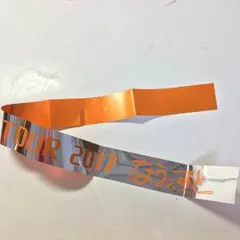 ジャニーズWEST なうぇすと銀テープ オレンジ