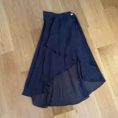 BYPLIE シフォン ラップスカート リハーサル丈のサムネイル