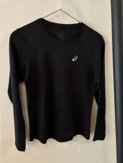 ASICS ブラック 長袖 Tシャツ S