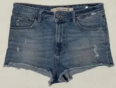 1858【ジーンズ】【ショートパンツ】【Mサイズ】【ZARA】