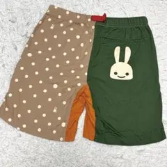 CUNE うさぎ ロゴプリント ドット 切替 クライミングショーツ S キューンのサムネイル