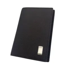 【新品未使用】 ダンヒル カードケース ロゴプレート 保護フィルム付き ブラック