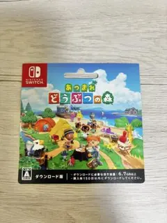 【使用済み】あつまれどうぶつの森 ダウンロード版 カード