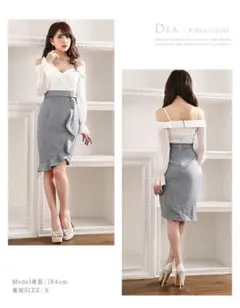 DEA. ROBEdeFLEURSオフショルダー ドレス