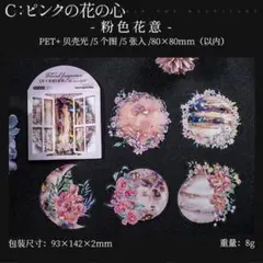 【同梱価格120円】　月のホログラムPETシール　コラージュ素材　C