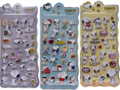 スヌーピー ステッカー 3シートセット