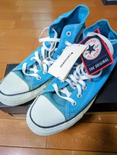 ブルー スニーカー