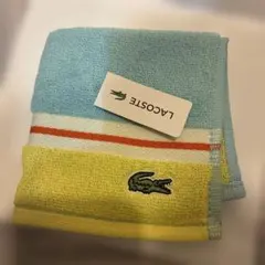 LACOSTE ストライプタオルハンカチ