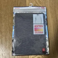 UNIQLO HEATTECH 半袖　ダークグレー 130