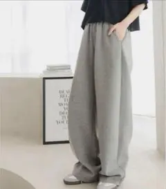 神戸レタス ダイバー素材 ワイドカーブパンツ プチM イージーパンツ