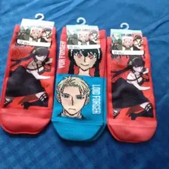 スパイファミリー　3足セット　サイズ23から25センチ　女性用 新品タグ付　匿名
