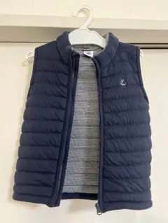 PETIT BATEAU ダウンベスト 24m/86cm ネイビー