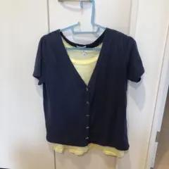 Tシャツ　半袖　タンクトップ　ノースリーブ ボーダー　カジュアル　可愛い