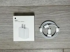 【新品未開封】Apple純正 20W 電源アダプタ USB-Cケーブルセット