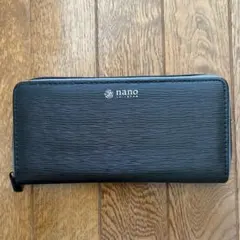 【未使用】nano universe ブラック 長財布のサムネイル