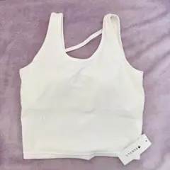 lava SUKALA リントスル　リブソリッドショートタンクトップ Mサイズ