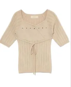 ANDMARY sonique knit tops ivory アンドマリー - メルカリ