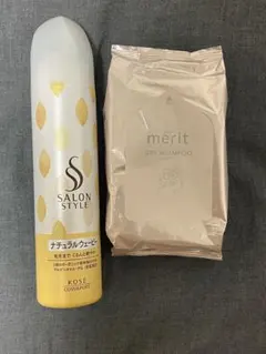 SALON STYLE スプレー & merit ドライシャンプーシートのサムネイル