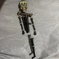 骸骨 ドクロ 壁掛け オブジェのサムネイル
