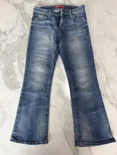 RED CARD デニムパンツ 22インチ フレアデニムクロップド