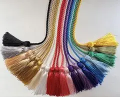 おまかせ8本 タッセル（全20色・カラー相談可）つまみ細工・髪飾り