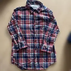 SHIPS JET BLUE チェック柄 長袖シャツ S シップス　チェック　赤