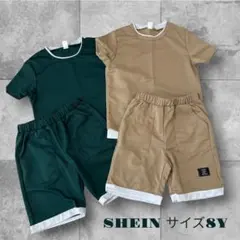 SHEIN サイズ8Y 2着セットアップ サイズ確認お願いします。のサムネイル
