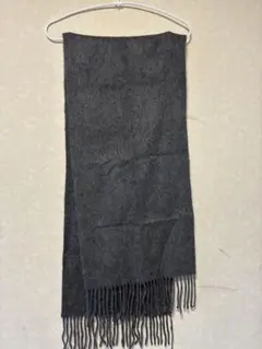 カシミヤ100% ダークグレー マフラー