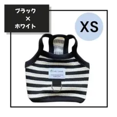 XS【ブラック×ホワイト】ボーダー　犬　ペット　服 　小型犬のサムネイル