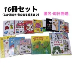 子供向け絵本 16冊セット まとめ売り 知育　しかけ絵本　音の出る絵本　即日