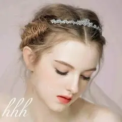 キュービックジルコニア5　ウェディング ティアラ　ブライダルアクセサリー