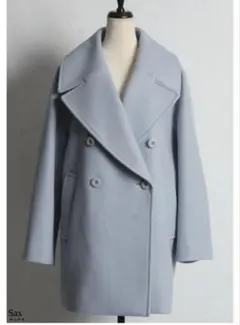 新品タグ付き！nostalgiaビッグカラーコート　ノスタルジア