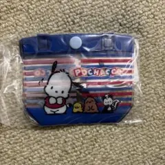 ポチャッコ　サンリオ　プールバッグ風ミニポーチ　ガチャ
