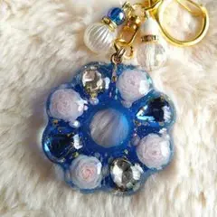 レジン キーホルダー クリスマスリース 336