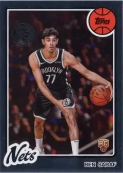 【1395】Nets Ben Saraf RC Topps Flagship
