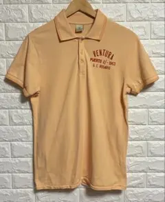 SCOTCH&SODA ポロシャツ オレンジ フロントプリント　サイズSのサムネイル