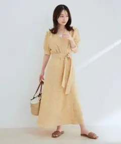 VIS 花柄カシュクールアソートワンピース