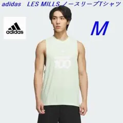 R4 新品 M アディダス LES MILLSノースリーブTシャツ JY3021のサムネイル