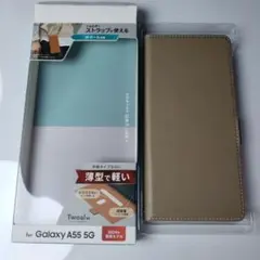 Galaxy A55 手帳型ケース ベージュ 906