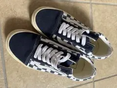 VANS Old Skool ネイビー/ホワイト チェッカー