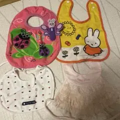 sassy、mezzo piano等スタイ・よだれかけ 4枚セット