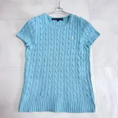 ラルフローレンスポーツ 半袖ケーブル編みニット インパクト21