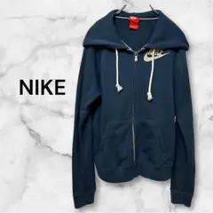 ナイキ NIKE☆ジャケットパーカー XL 刺繍ロゴ ネイビー NIKE ナイキ】パーカー オールミス 刺繍ロゴ XL ネイビー×赤